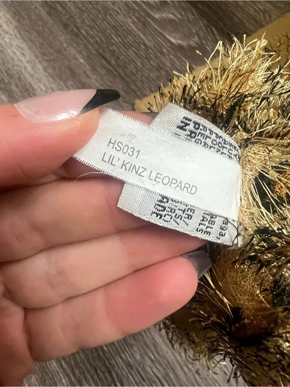Webkinz lil kinz leopard cat plush toy stuffed animal Y2K gift brown